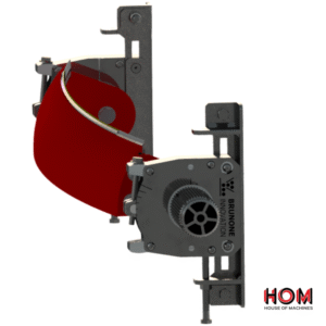 BRUNONE Curved Belt Cleaner: Superior Cleaning with Carbide or Diamond Blades