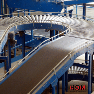 Industrial Belt Conveyor – Flat Belt Material Handling System