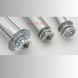 Heavy-Duty Gravity Rollers with Spring-Loaded Sprockets